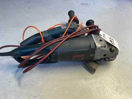 Set aus 2 Bosch Professional GWS 23-230 J und GWS 15-125 CIEH Winkelschleifern